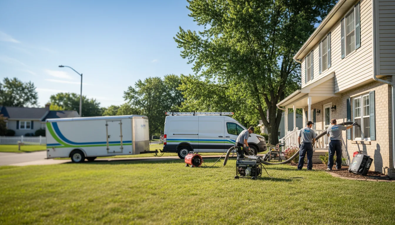 Flooded Basement Restoration And Cleanup With Repair in Imlay City, MI near me